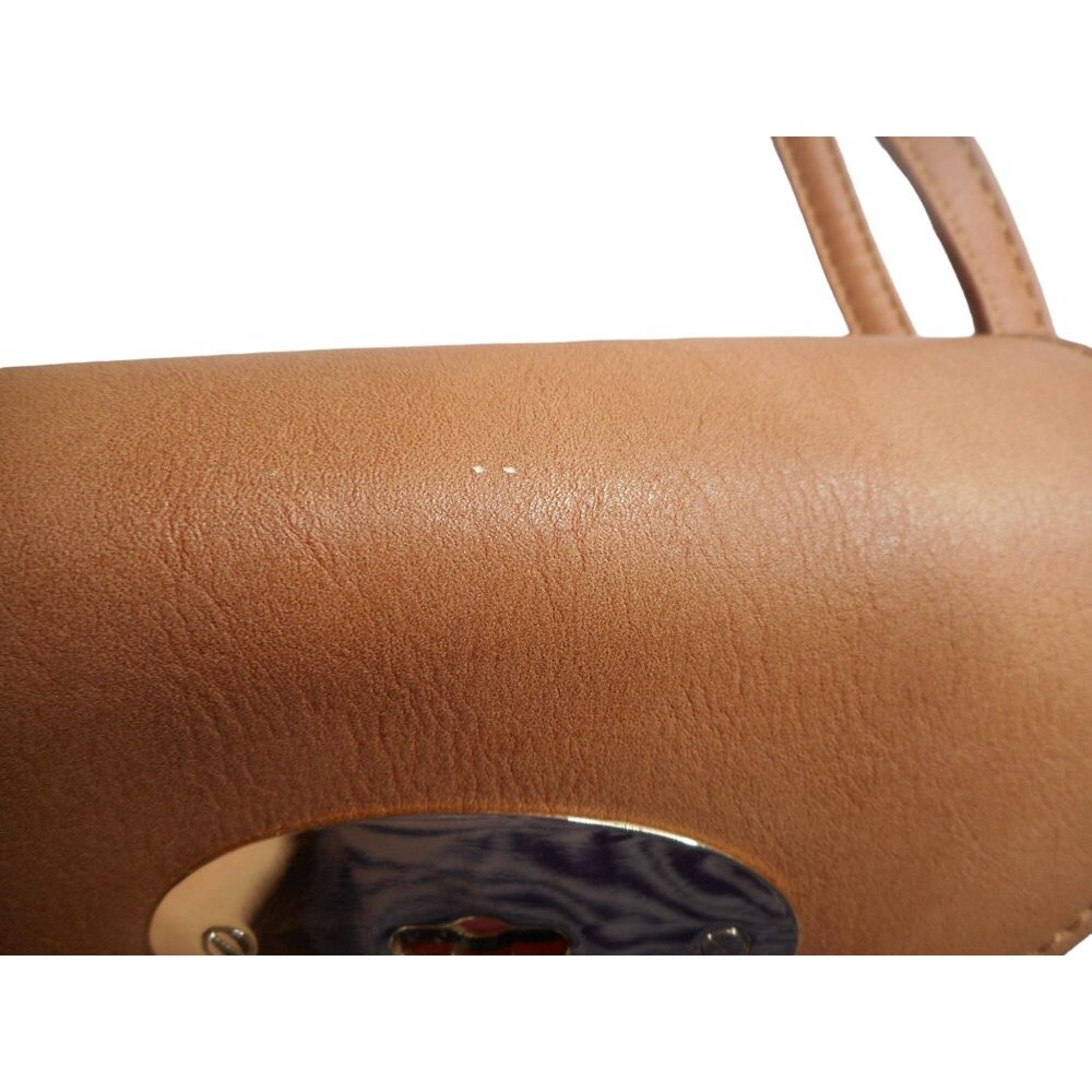 Simply Noelle pink Leather like Handbag Purse twist lock close - Picture 9 of 10